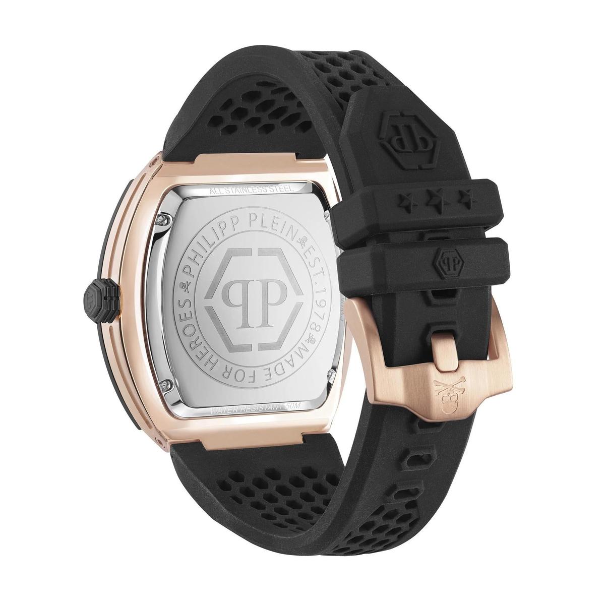 Philipp Plein The Hexagon Phantom Black Dial Men's Watch PWPUA0124 - Watch Enclave