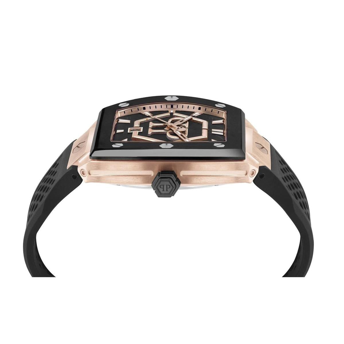 Philipp Plein The Hexagon Phantom Black Dial Men's Watch PWPUA0124 - Watch Enclave