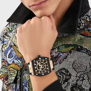 Philipp Plein The Hexagon Phantom Black Dial Men's Watch PWPUA0124 - Watch Enclave