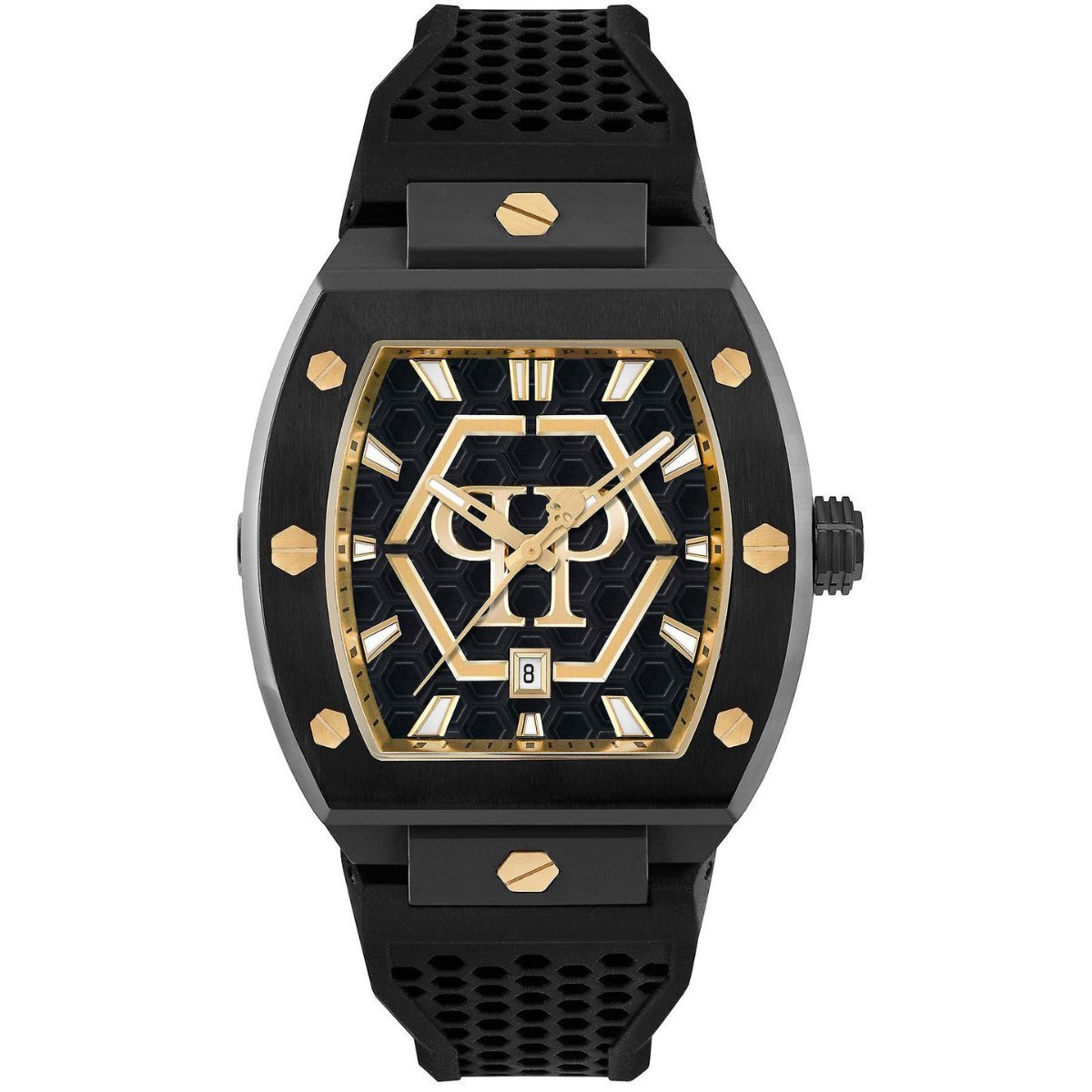 Philipp Plein The Hexagon Phantom Black Dial Men's Watch PWPUA0224 - Watch Enclave
