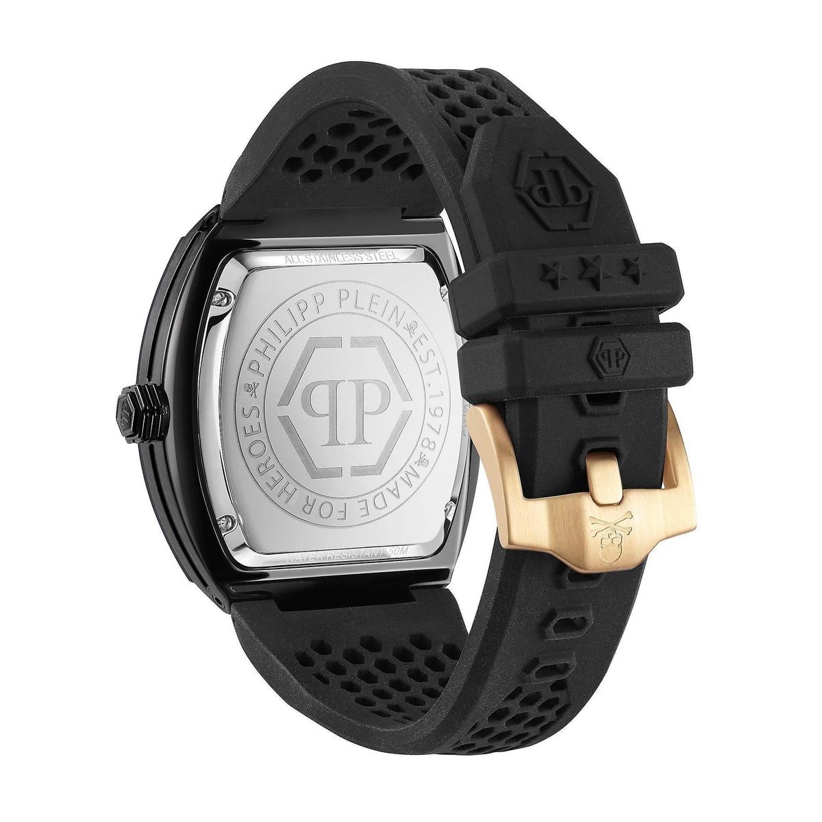Philipp Plein The Hexagon Phantom Black Dial Men's Watch PWPUA0224 - Watch Enclave