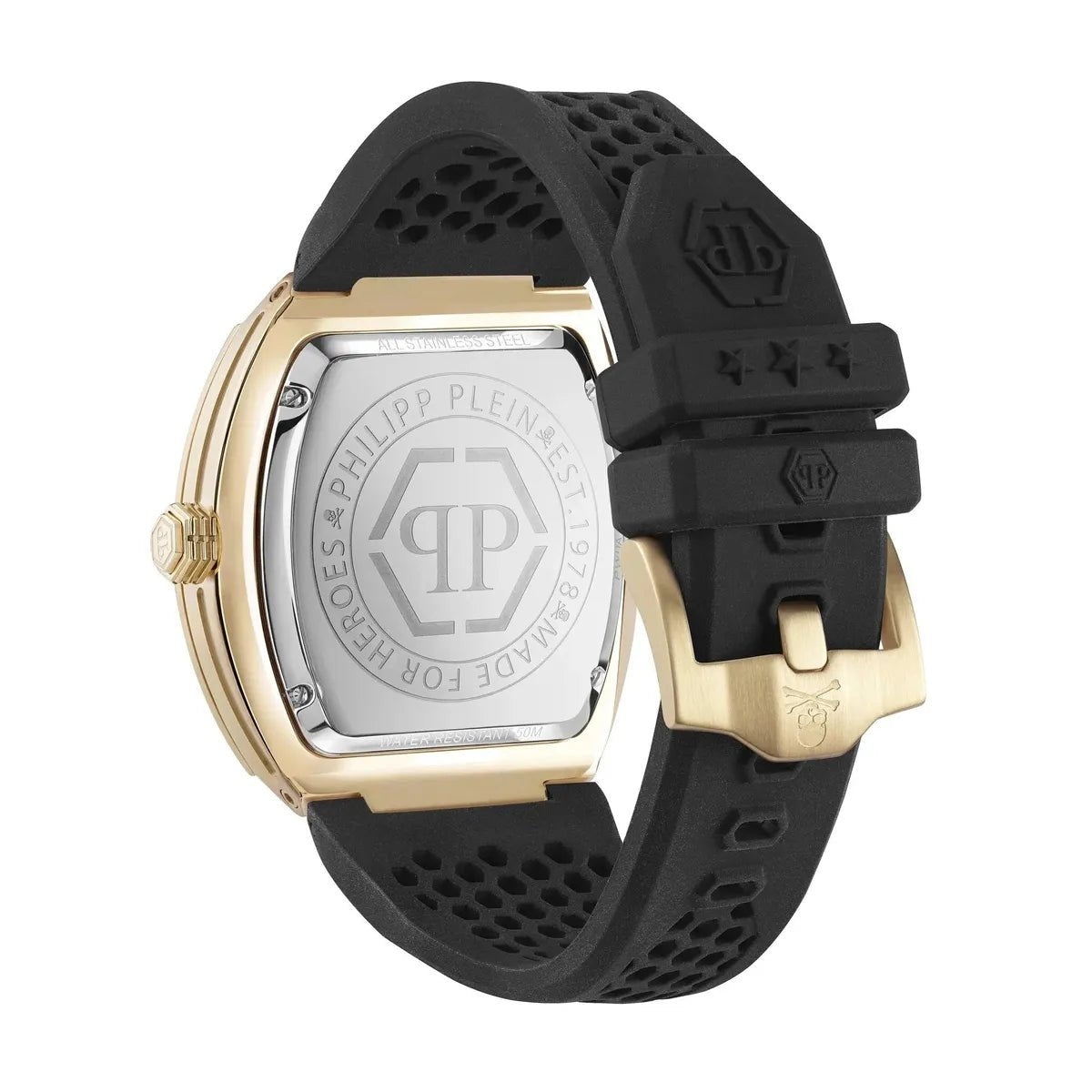 Philipp Plein The Hexagon Phantom Black Dial Men's Watch PWPUA0424 - Watch Enclave