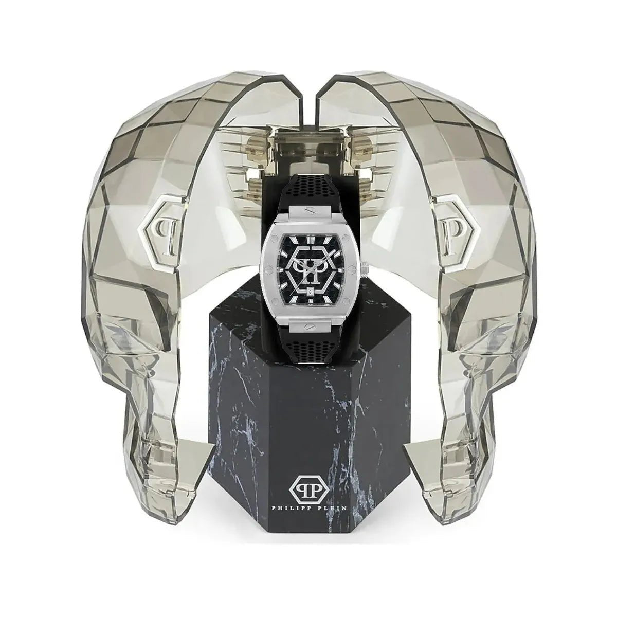 Philipp Plein The Hexagon Phantom Black Dial Men's Watch PWPUA0524 - Watch Enclave