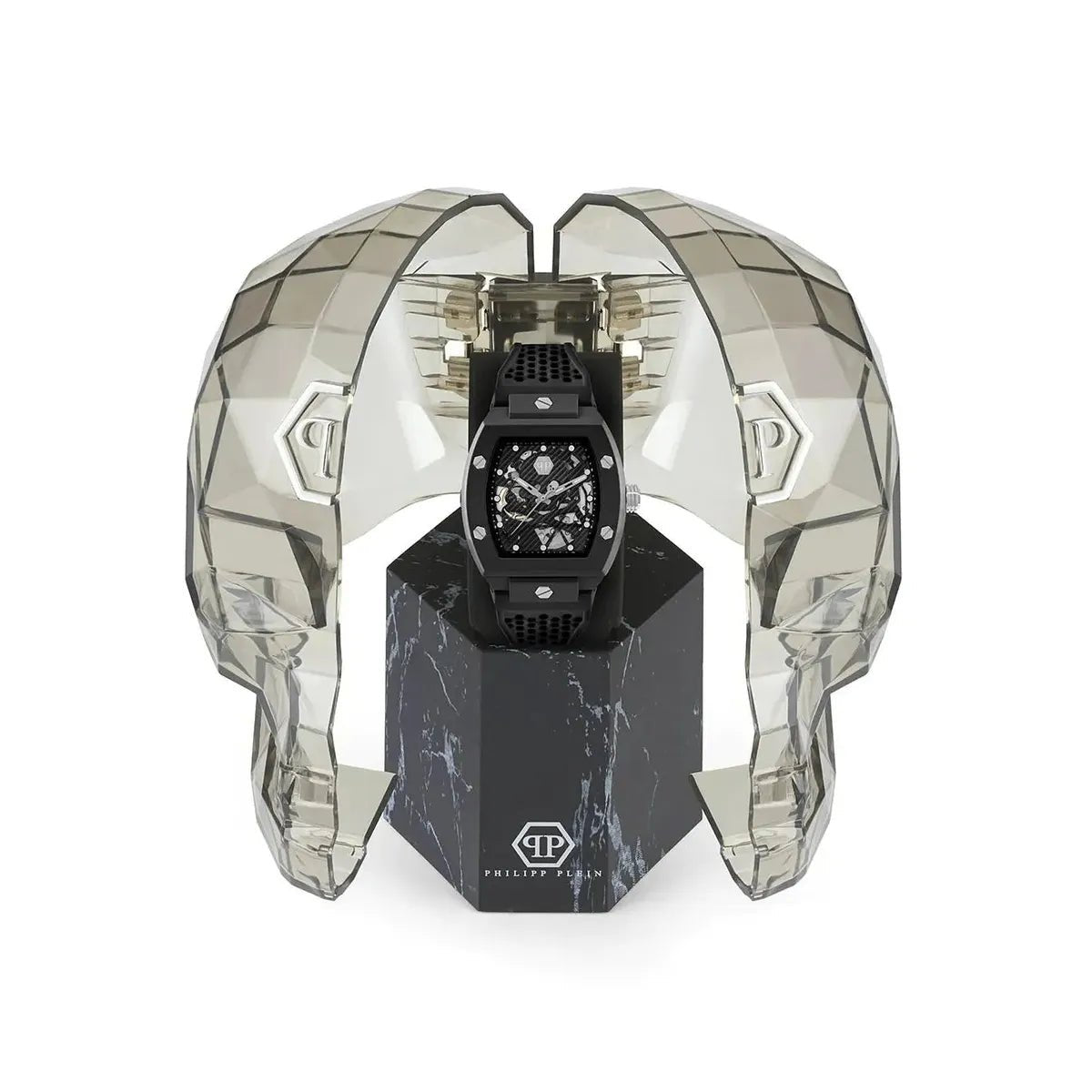 Philipp Plein The $keleton Ecoceramic Black Dial Automatic Men's Watch PWVBA0423 - Watch Enclave