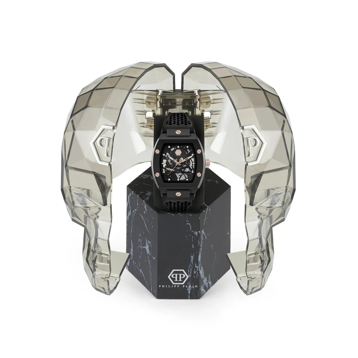 Philipp Plein The $keleton Ecoceramic Black Dial Automatic Men's Watch PWVBA0523 - Watch Enclave