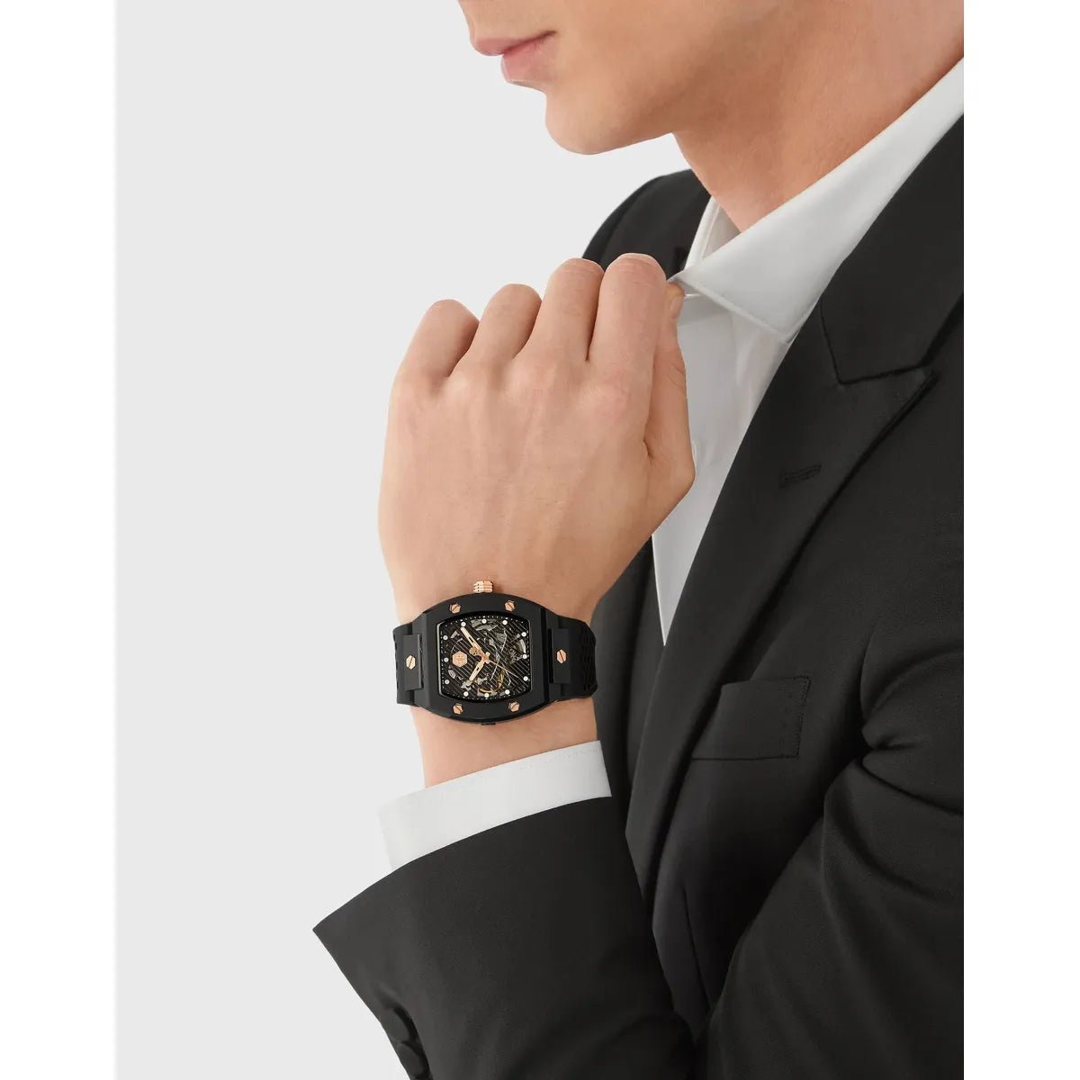 Philipp Plein The $keleton Ecoceramic Black Dial Automatic Men's Watch PWVBA0523 - Watch Enclave