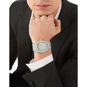 Philipp Plein The $keleton Ecoceramic Grey Dial Automatic Men's Watch PWVBA0123 - Watch Enclave