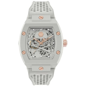 Philipp Plein The $keleton Ecoceramic Grey Dial Automatic Men's Watch PWVBA0123 - Watch Enclave