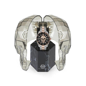 Philipp Plein The $kull Diver Black Dial Men's Watch PWOAA0822 - Watch Enclave