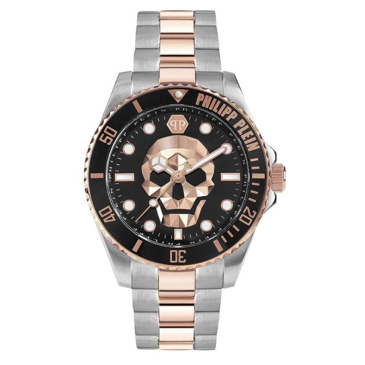 Philipp Plein The $kull Diver Black Dial Men's Watch PWOAA0822 - Watch Enclave