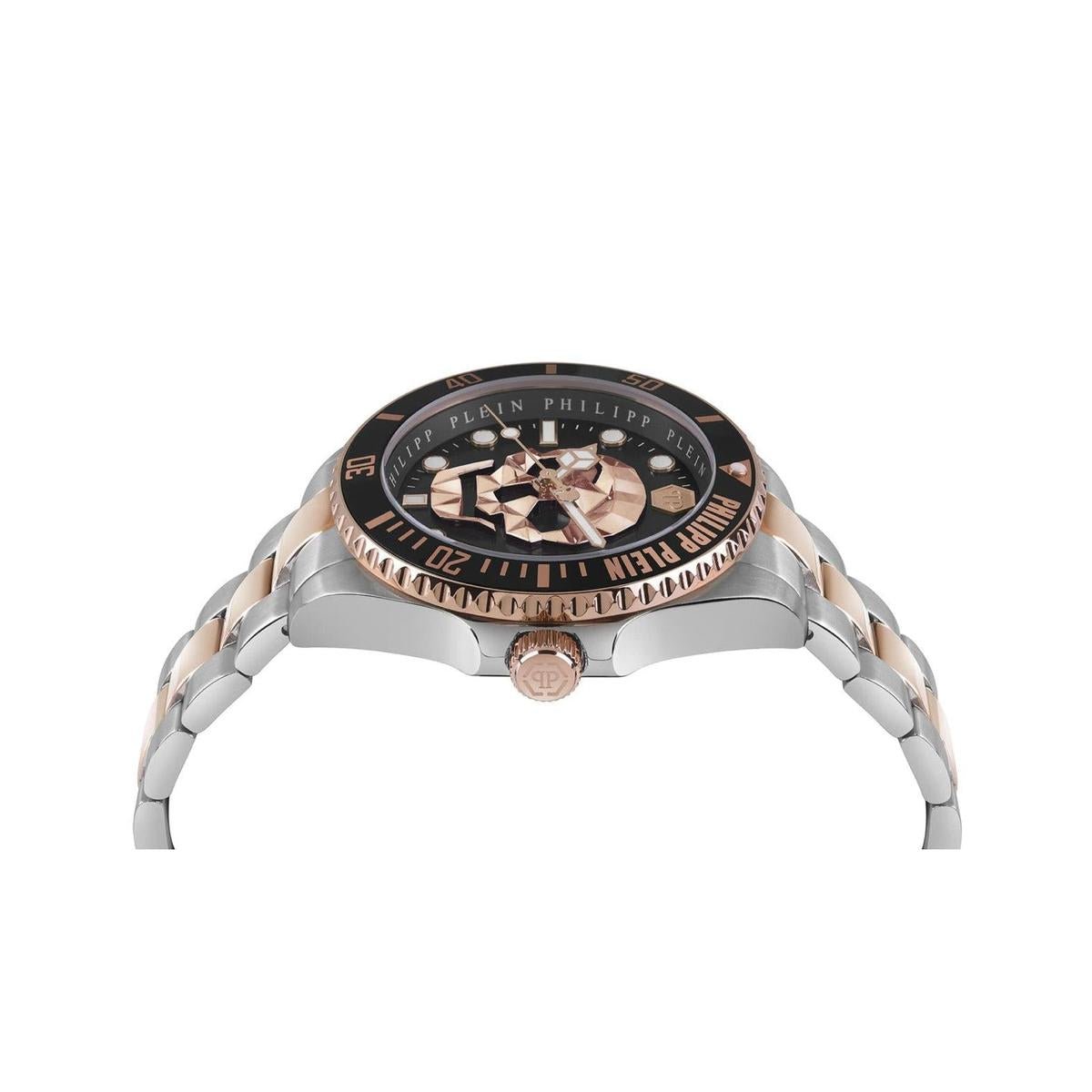 Philipp Plein The $kull Diver Black Dial Men's Watch PWOAA0822 - Watch Enclave