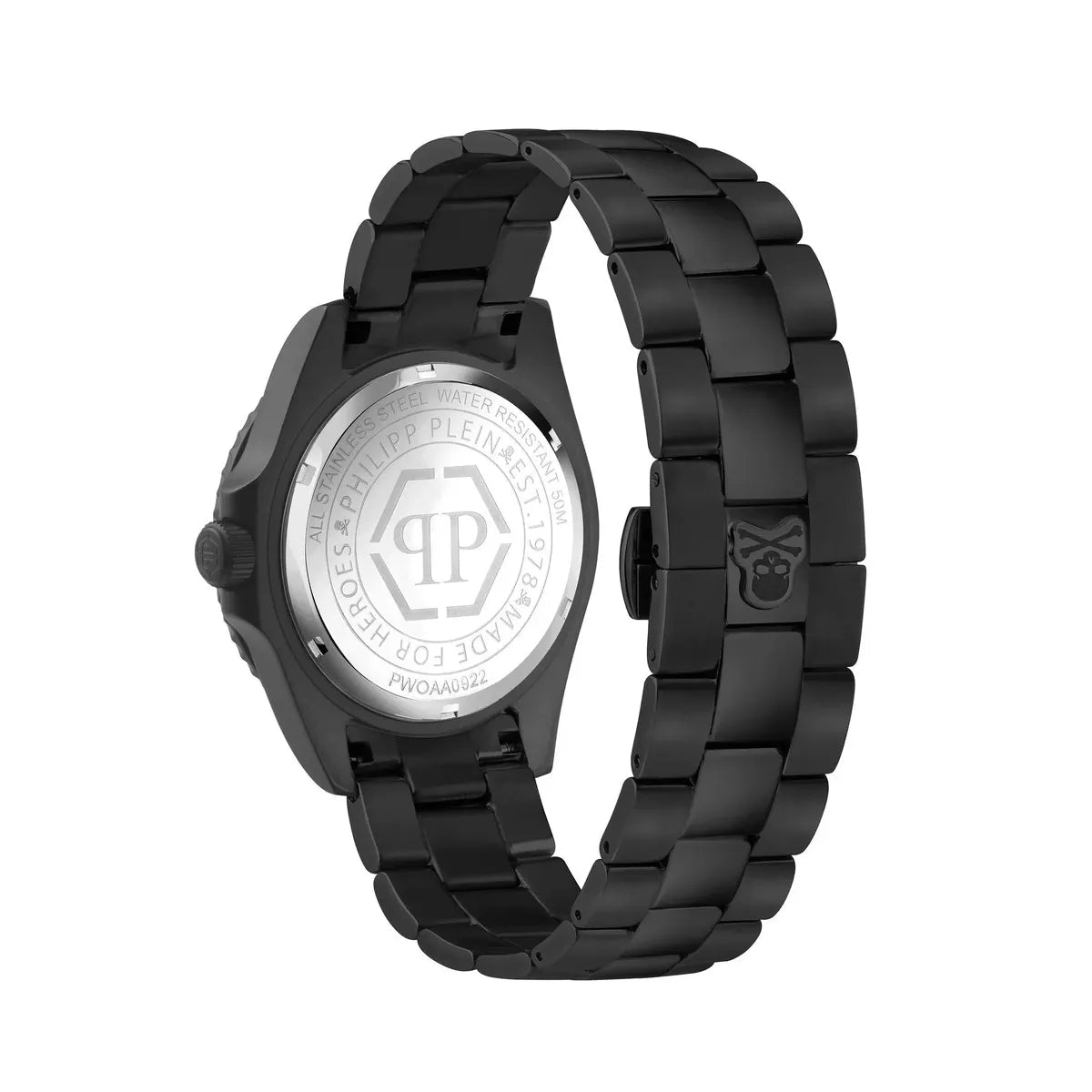 Philipp Plein The $kull Diver Black Dial Men's Watch PWOAA0922 - Watch Enclave