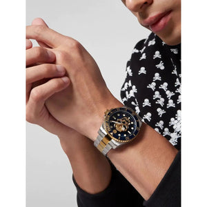 Philipp Plein The $kull Diver Blue Dial Men's Watch PWOAA0722 - Watch Enclave