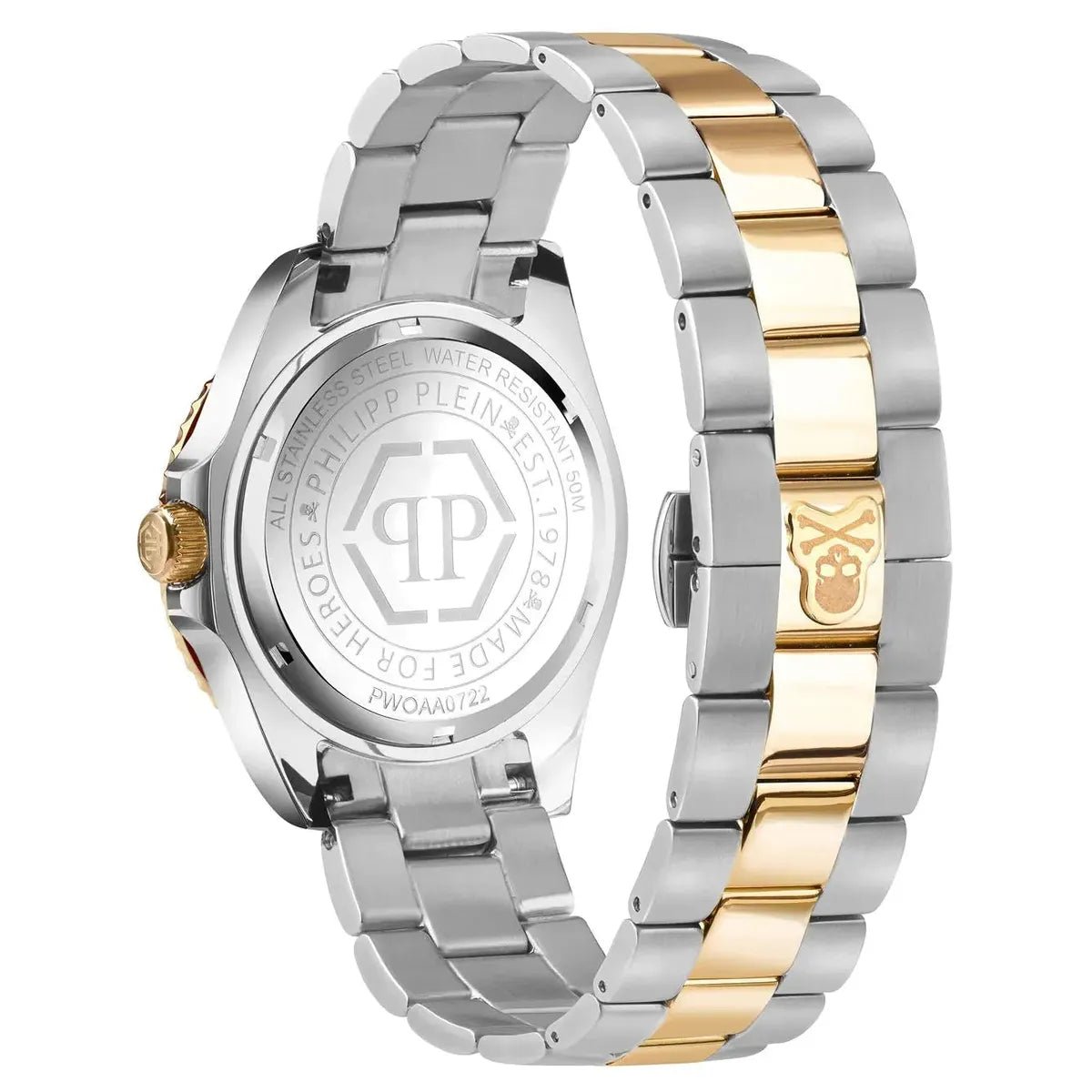 Philipp Plein The $kull Diver Blue Dial Men's Watch PWOAA0722 - Watch Enclave