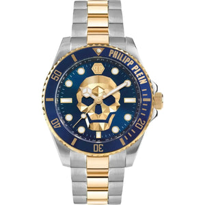 Philipp Plein The $kull Diver Blue Dial Men's Watch PWOAA0722 - Watch Enclave