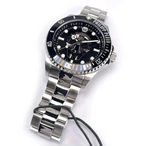 Philipp Plein The $kull Diver Silver Dial Men's Watch PWOAA0522 - Watch Enclave