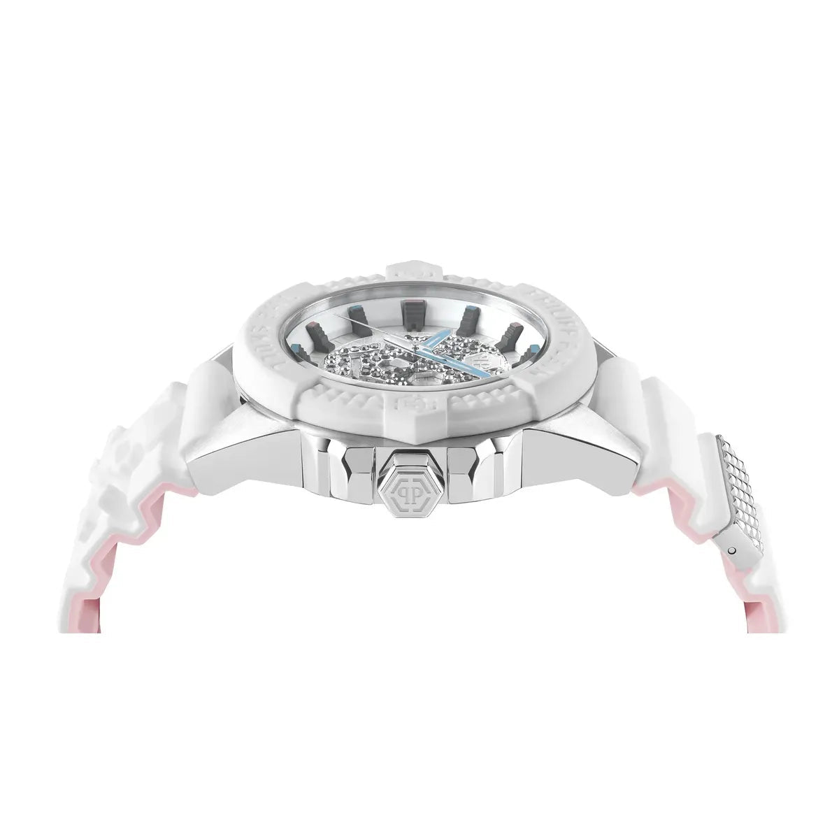 Philipp Plein The $kull White Crystal Men's Watch PWAAA1521 - Watch Enclave
