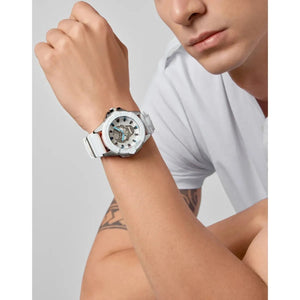 Philipp Plein The $kull White Crystal Men's Watch PWAAA1521 - Watch Enclave