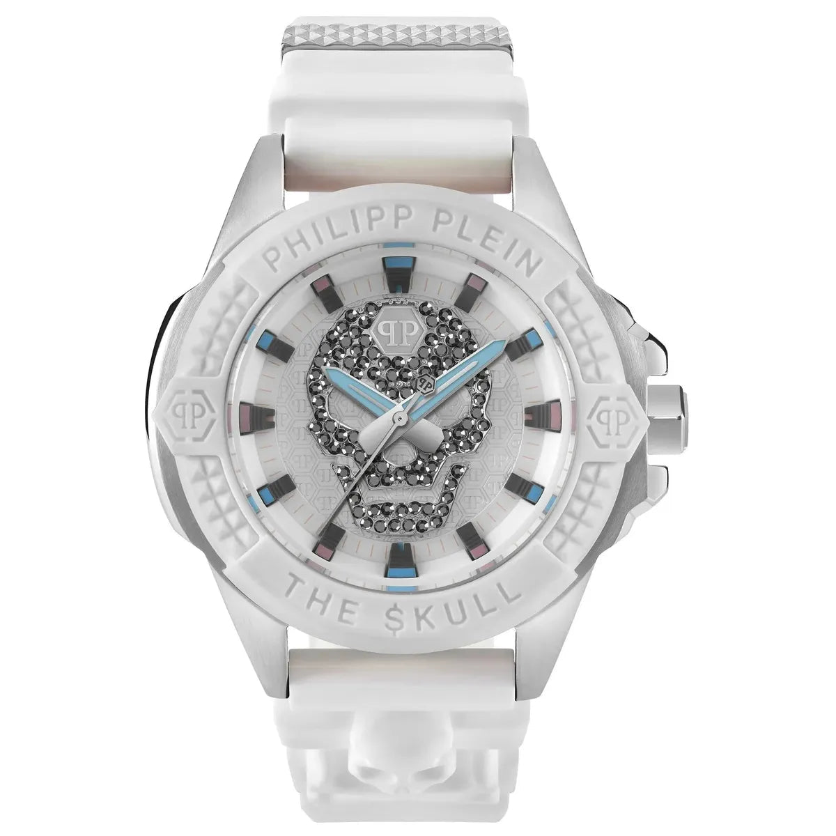 Philipp Plein The $kull White Crystal Men's Watch PWAAA1521 - Watch Enclave