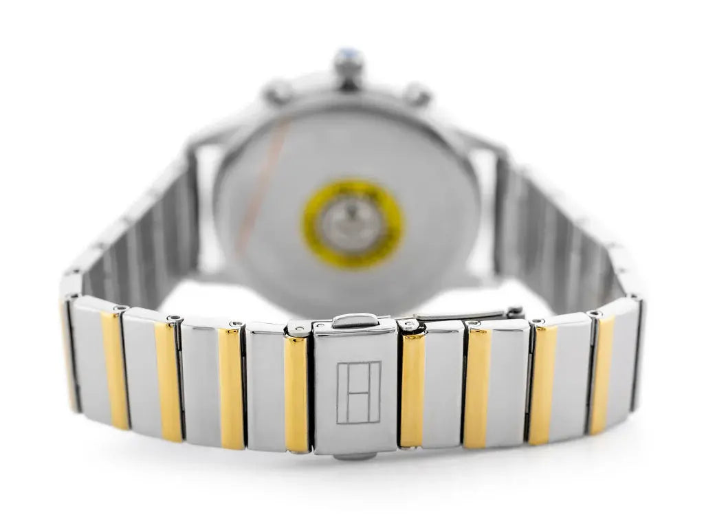 Tommy Hilfiger 1781908 Blake Silver Dial Two Tone Steel Strap Watch for Women Tommy Hilfiger