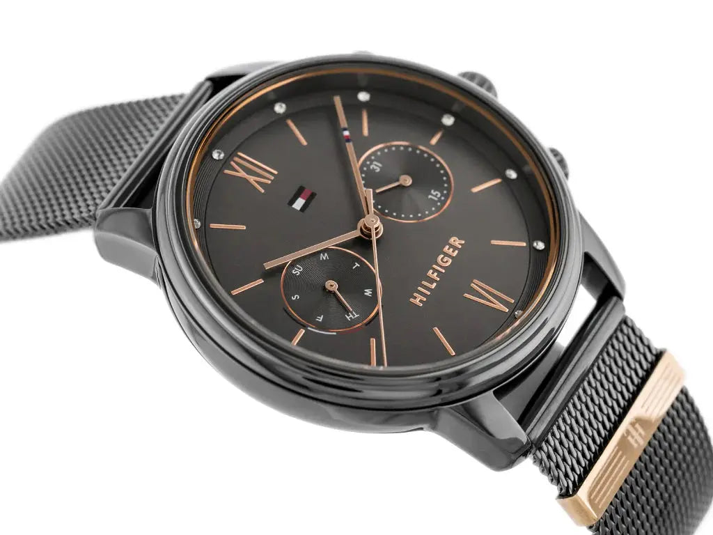 Tommy Hilfiger 1782304 Blake Quartz Grey Dial Silver Mesh Bracelet Watch for Men Tommy Hilfiger