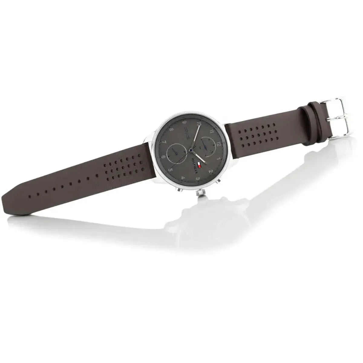 Tommy Hilfiger 1791579 Chase Quartz Brown Dial Brown Leather Strap Watch for Men Tommy Hilfiger