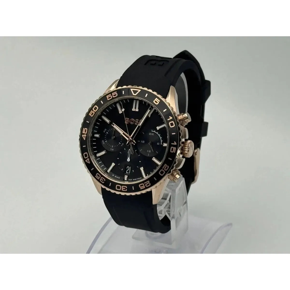 Hugo Boss 1514168 Runner Black Men's Chronograph Watch Hugo Boss