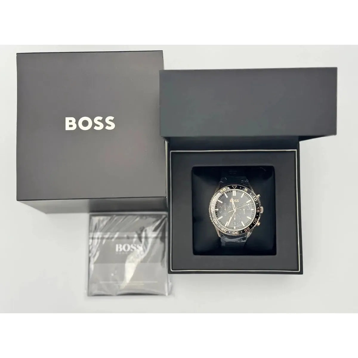 Hugo Boss 1514168 Runner Black Men's Chronograph Watch Hugo Boss