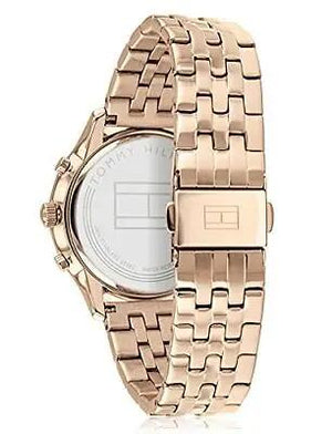 Tommy Hilfiger 1781978 Ari Diamonds Silver Dial Rose Gold Steel Strap Watch for Women Tommy Hilfiger