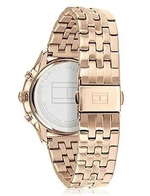 Tommy Hilfiger 1781978 Ari Diamonds Silver Dial Rose Gold Steel Strap Watch for Women Tommy Hilfiger