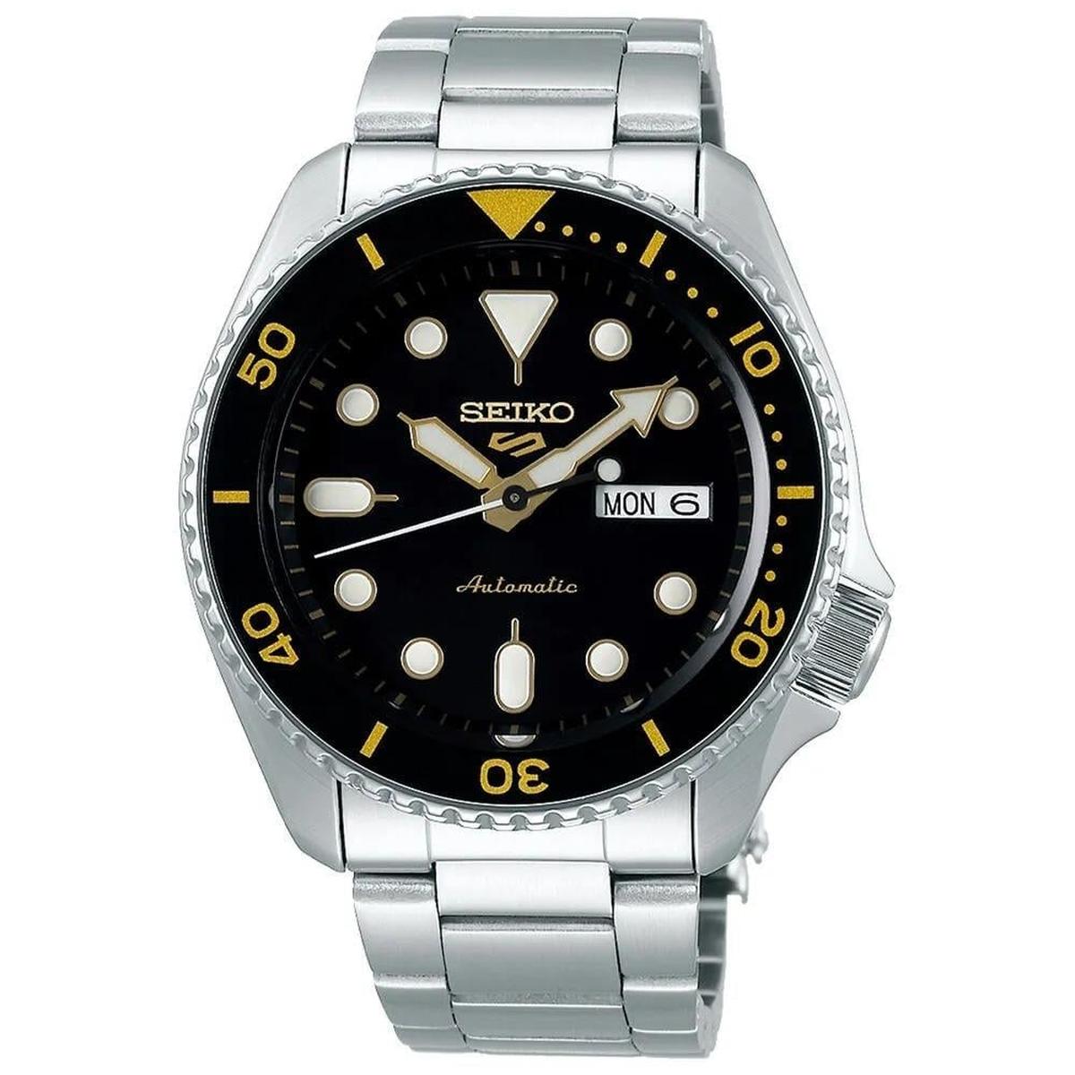 Seiko 5 Sports Black Dial Automatic Men's Watch SRPD57K1 - Watch Enclave