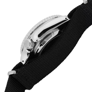Seiko 5 Sports Black Dial Nylon Strap Automatic Men's Watch SRPD55K3 - Watch Enclave