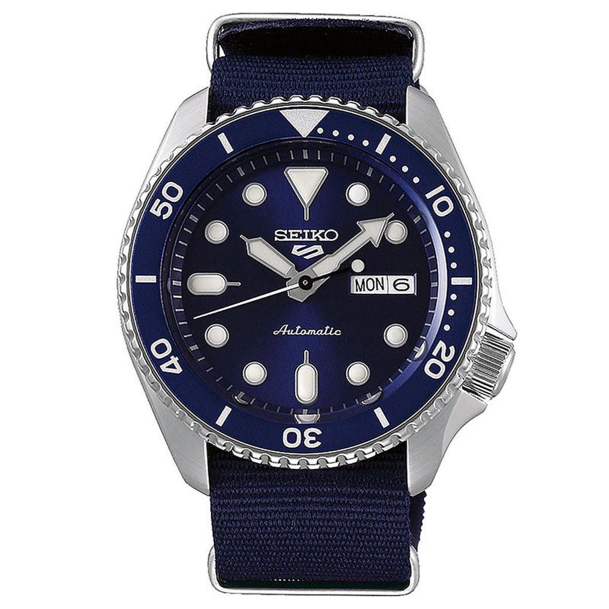 Seiko 5 Sports Blue Sunray Dial Automatic Men's Watch SRPD51K2 - Watch Enclave