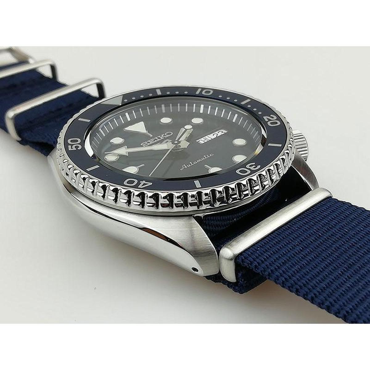 Seiko 5 Sports Blue Sunray Dial Automatic Men's Watch SRPD51K2 - Watch Enclave