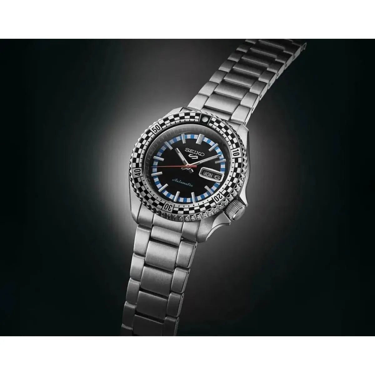 Seiko 5 Sports 'Checker Flag' Special Edition Automatic Men's Watch SRPK67K1 - Watch Enclave
