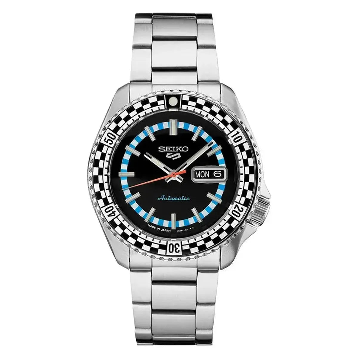 Seiko 5 Sports 'Checker Flag' Special Edition Automatic Men's Watch SRPK67K1 - Watch Enclave