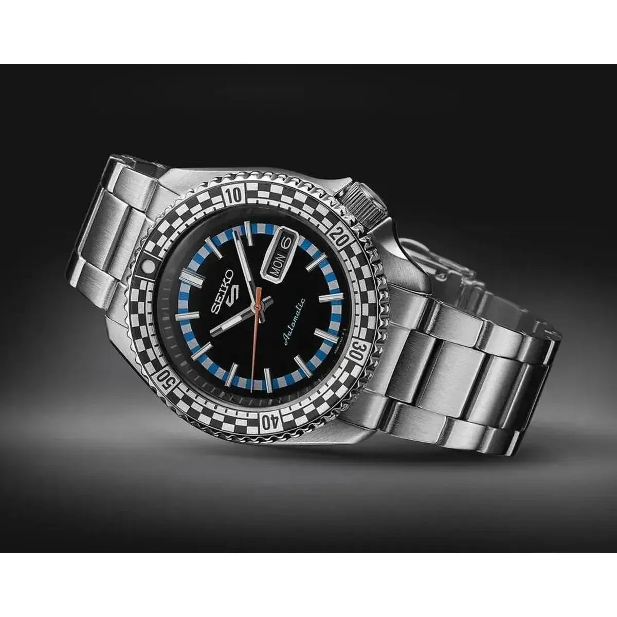 Seiko 5 Sports 'Checker Flag' Special Edition Automatic Men's Watch SRPK67K1 - Watch Enclave