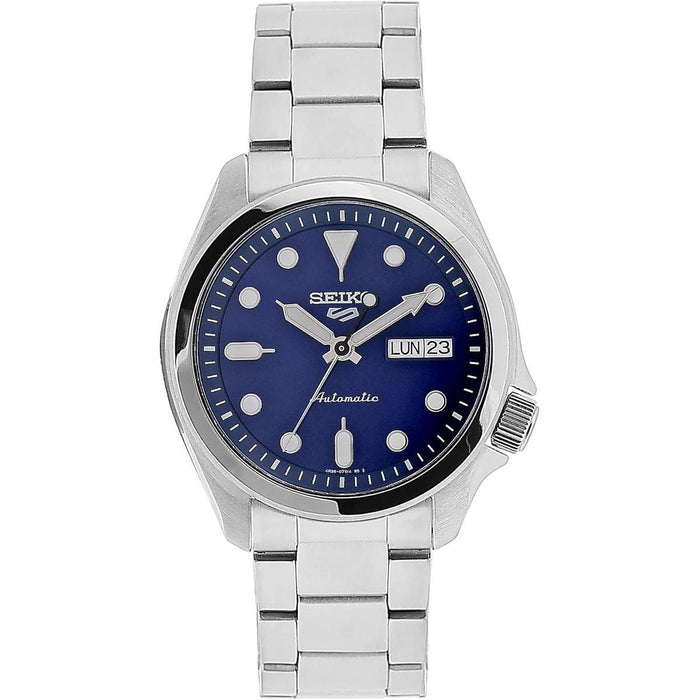 Seiko 5 Sports SRPE53K1 40mm blue automatic watch on a nylon strap