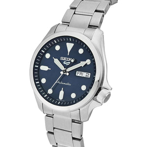 Seiko 5 Sports Sense Style Blue Sunray Automatic Men's Watch SRPE53K1 - Watch Enclave