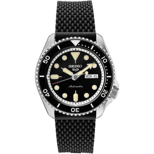 Seiko 5 Sports Silver Dial Automatic Men's Watch SRPD95 - Watch Enclave