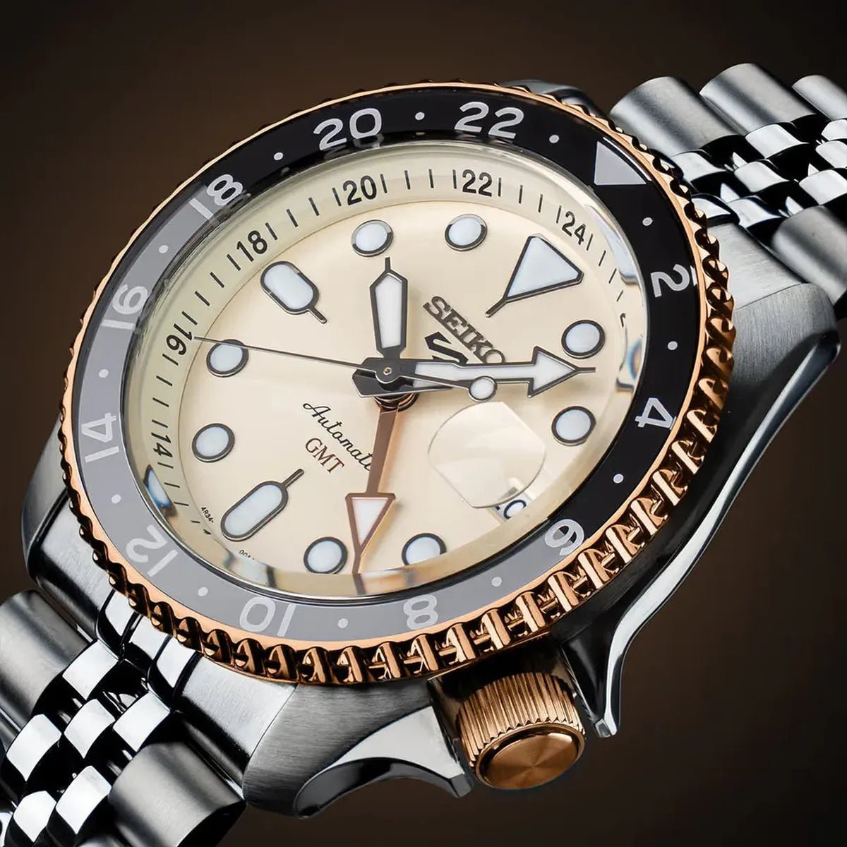 Seiko 5 Sports SKX GMT Asian Exclusive Limited Edition Automatic Men's Watch SSK046K1 - Watch Enclave