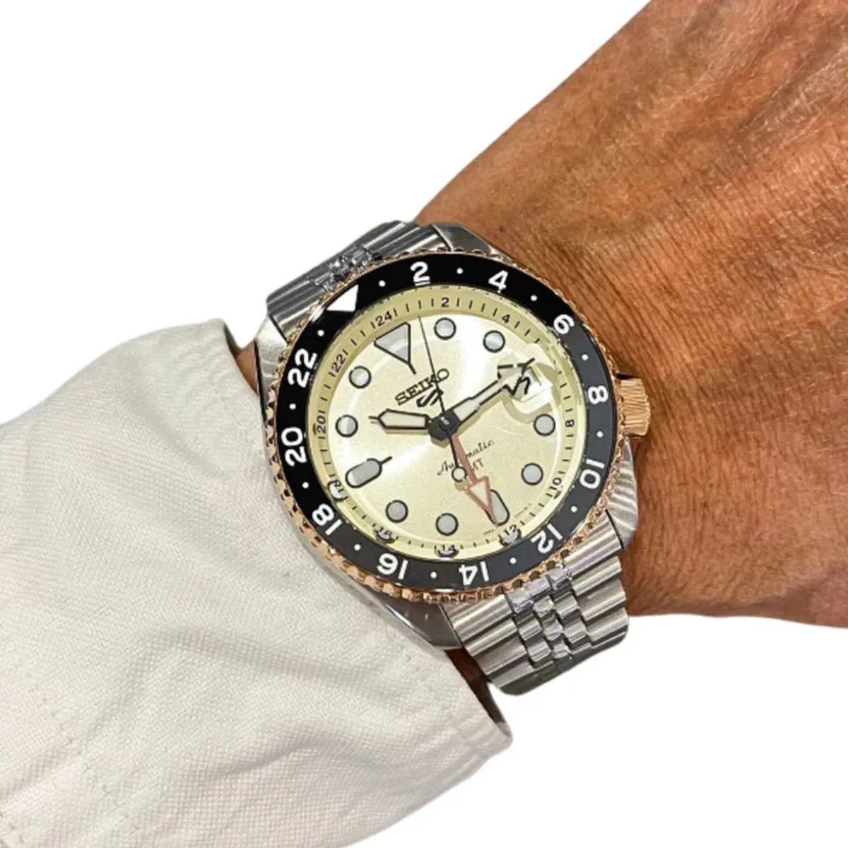 Seiko 5 Sports SKX GMT Asian Exclusive Limited Edition Automatic Men's Watch SSK046K1 - Watch Enclave