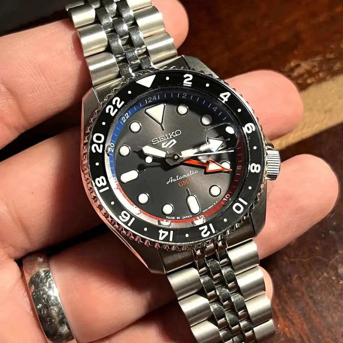 Seiko 5 Sports SKX GMT Automatic Men's Watch SSK019 - Watch Enclave