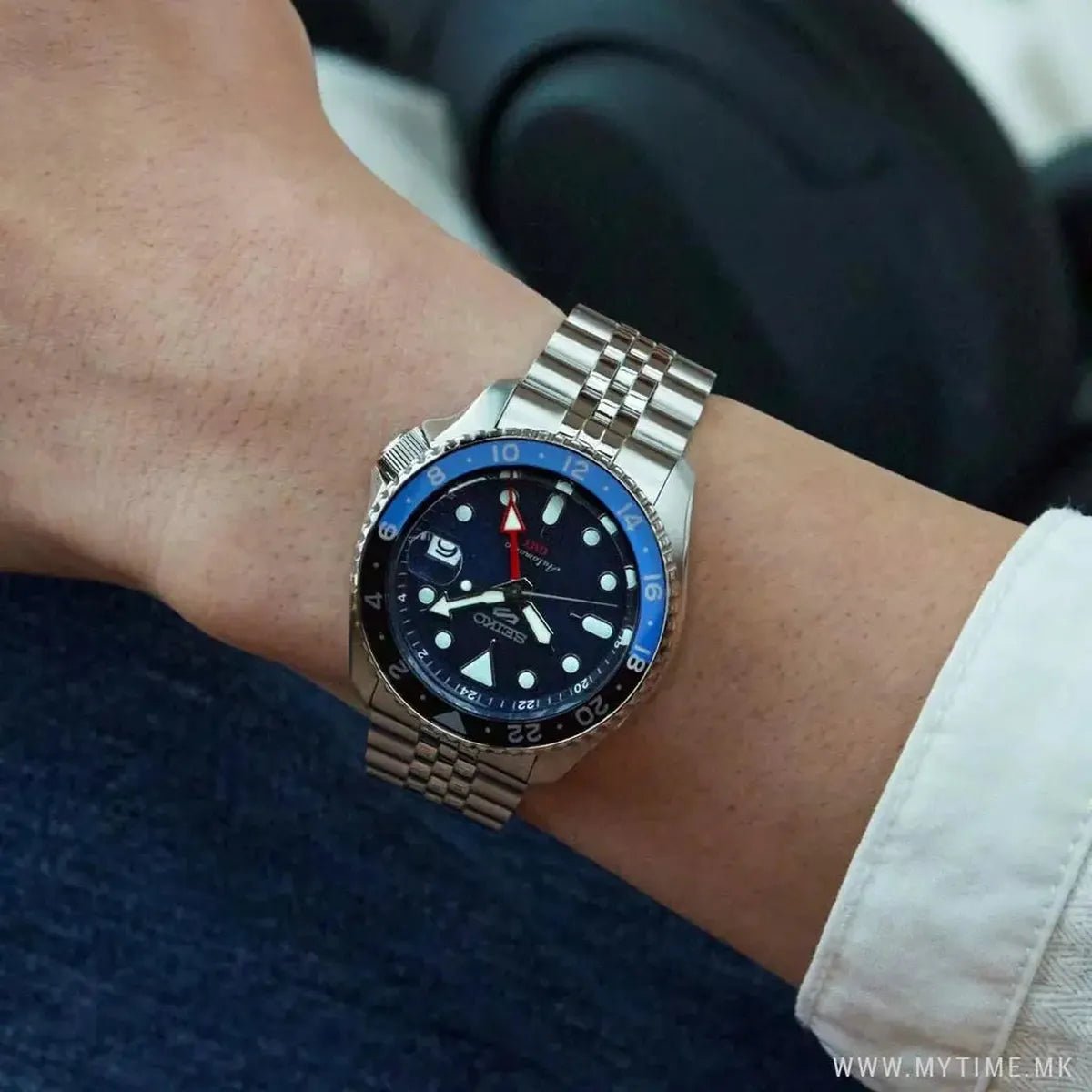 Seiko 5 Sports SKX GMT Automatic Men's Watch SSK019 - Watch Enclave