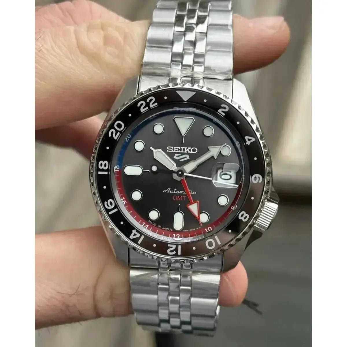 Seiko 5 Sports SKX GMT Automatic Men's Watch SSK019 - Watch Enclave