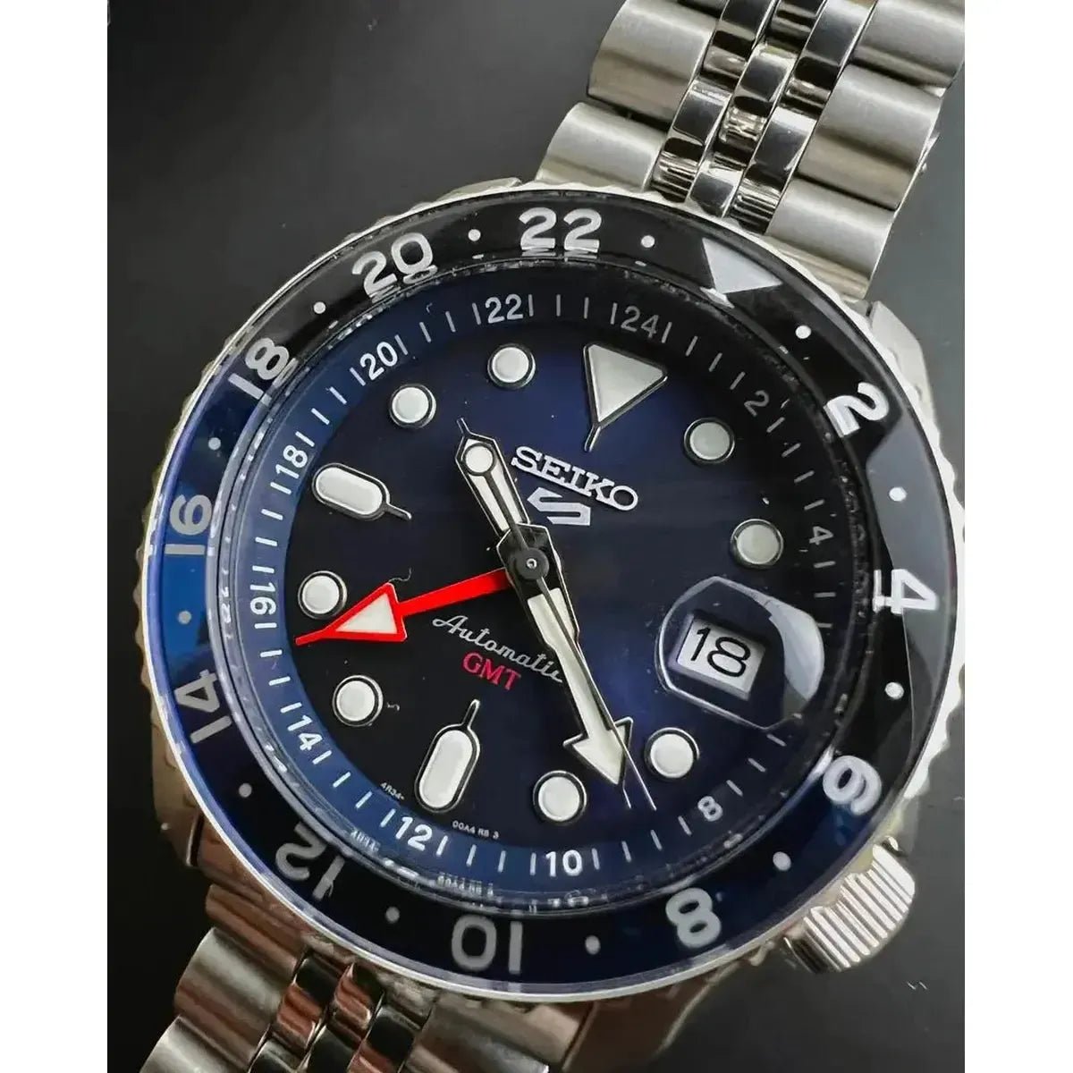 Seiko 5 Sports SKX GMT Automatic Men's Watch SSK019 - Watch Enclave