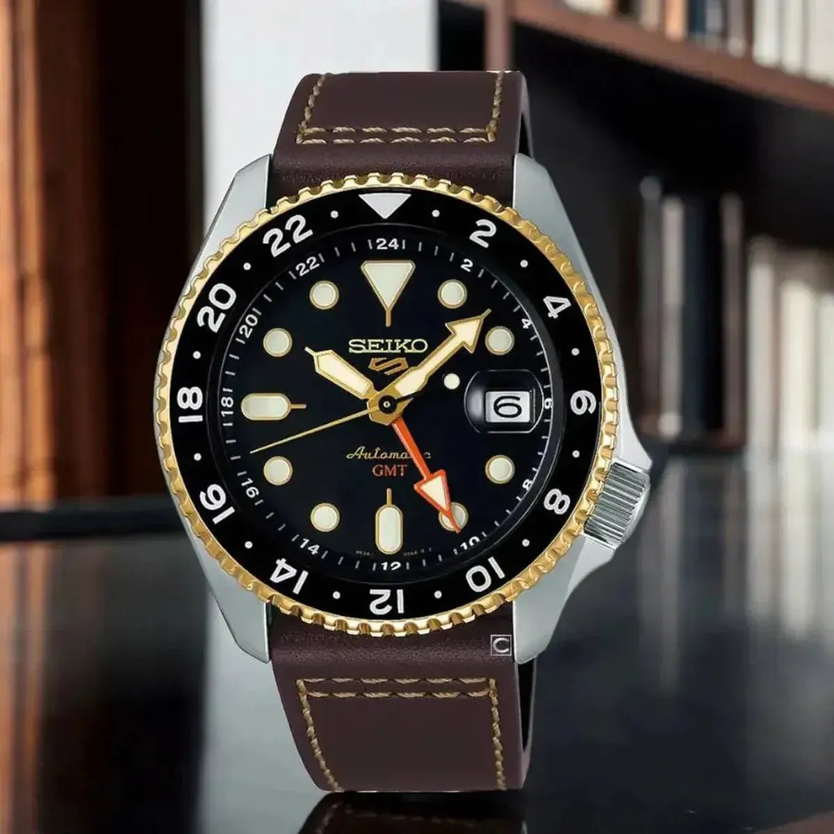 Seiko 5 Sports SKX GMT Automatic Men's Watch SSK036K1 - Watch Enclave