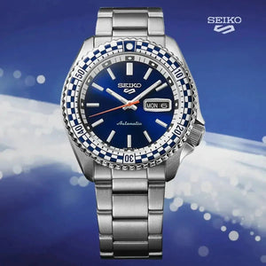 Seiko 5 Sports SKX Series 'Checker Flag' Special Edition Automatic Men's Watch SRPK65K1 - Watch Enclave