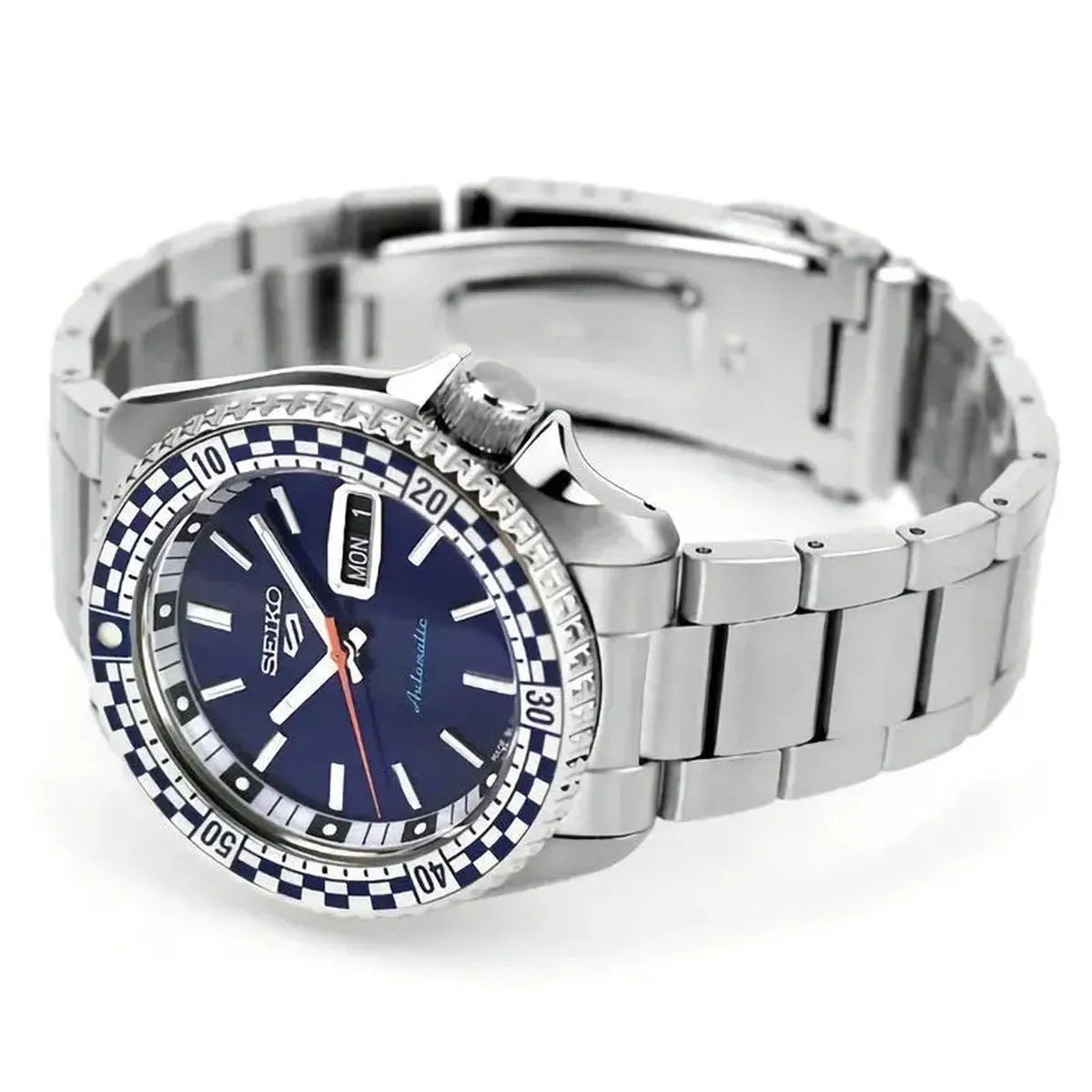 Seiko 5 Sports SKX Series 'Checker Flag' Special Edition Automatic Men's Watch SRPK65K1 - Watch Enclave