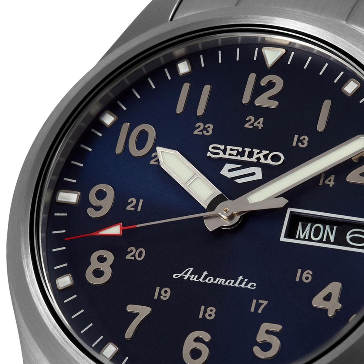 Seiko 5 Sports Sports Style 39mm Blue Dial Automatic Men's Watch SRPG29K1 - Watch Enclave